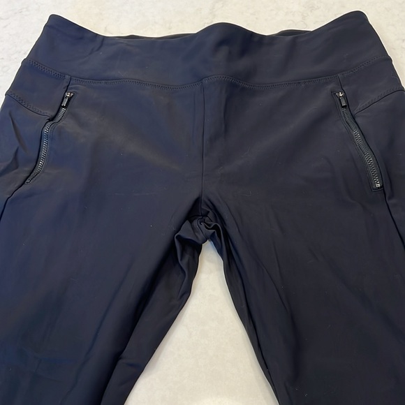 Athleta Black Leggings with Zipper Detail - Picture 3 of 10